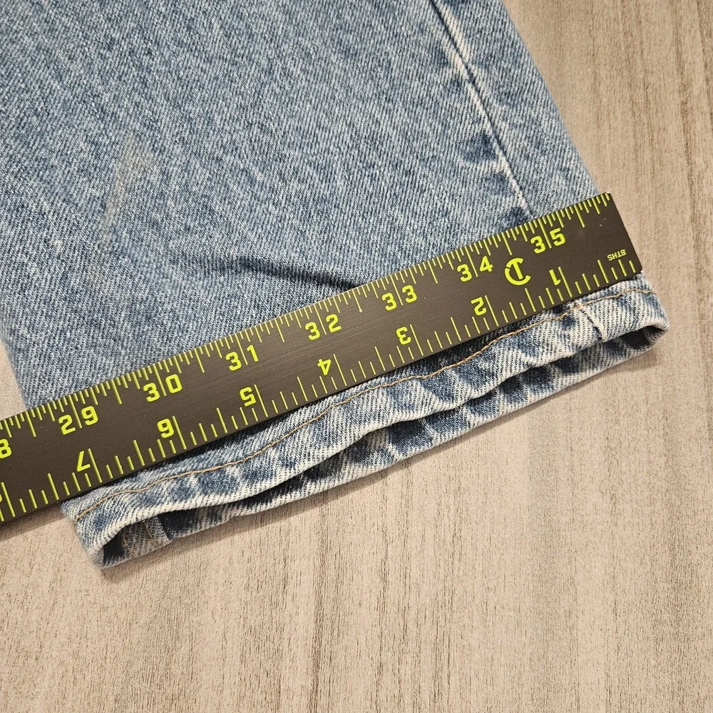 Vintage Levis Jeans Mens 36x34‎ Blue 90s Made USA Denim Pants Light 550 Relaxed